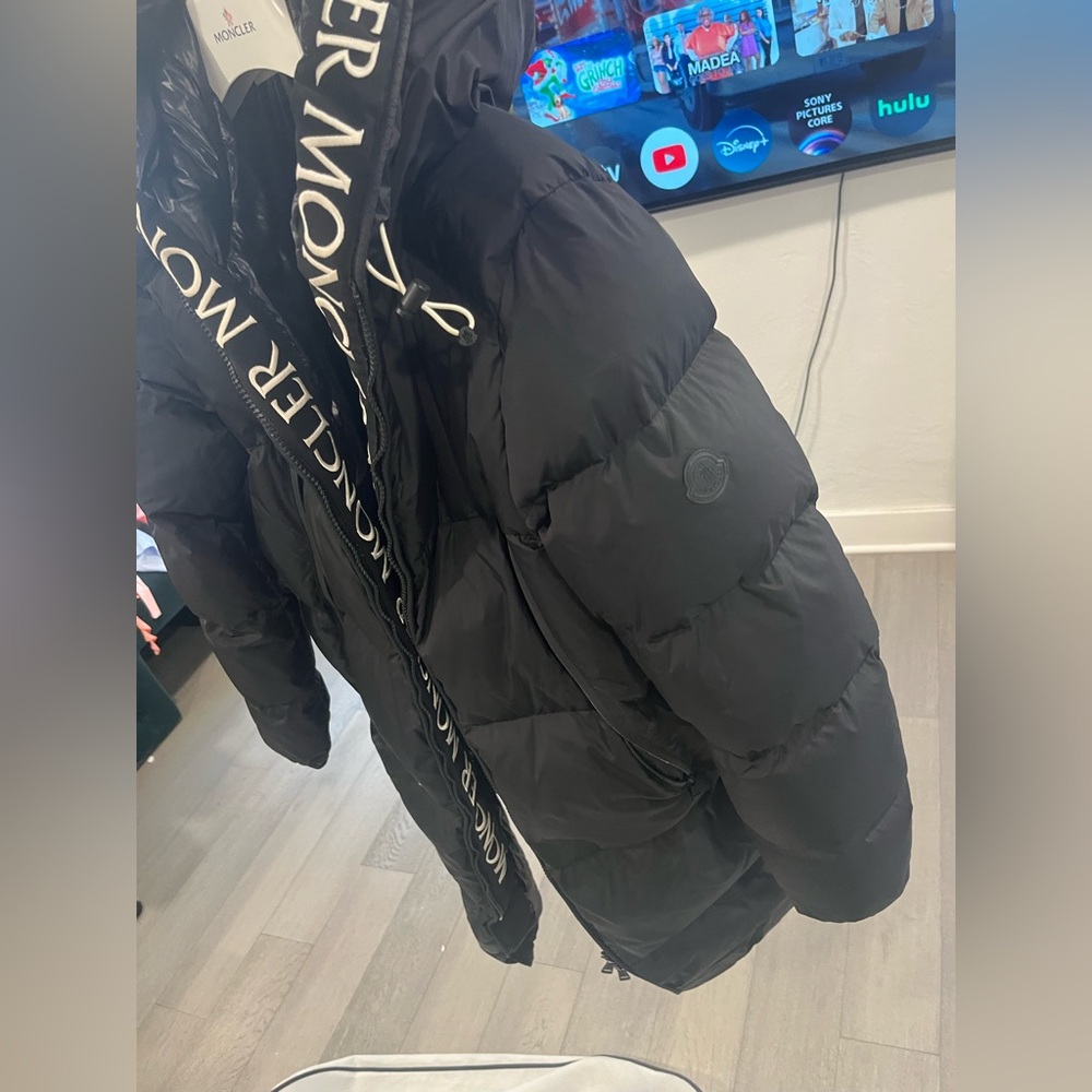 Moncler Black Trench Coat